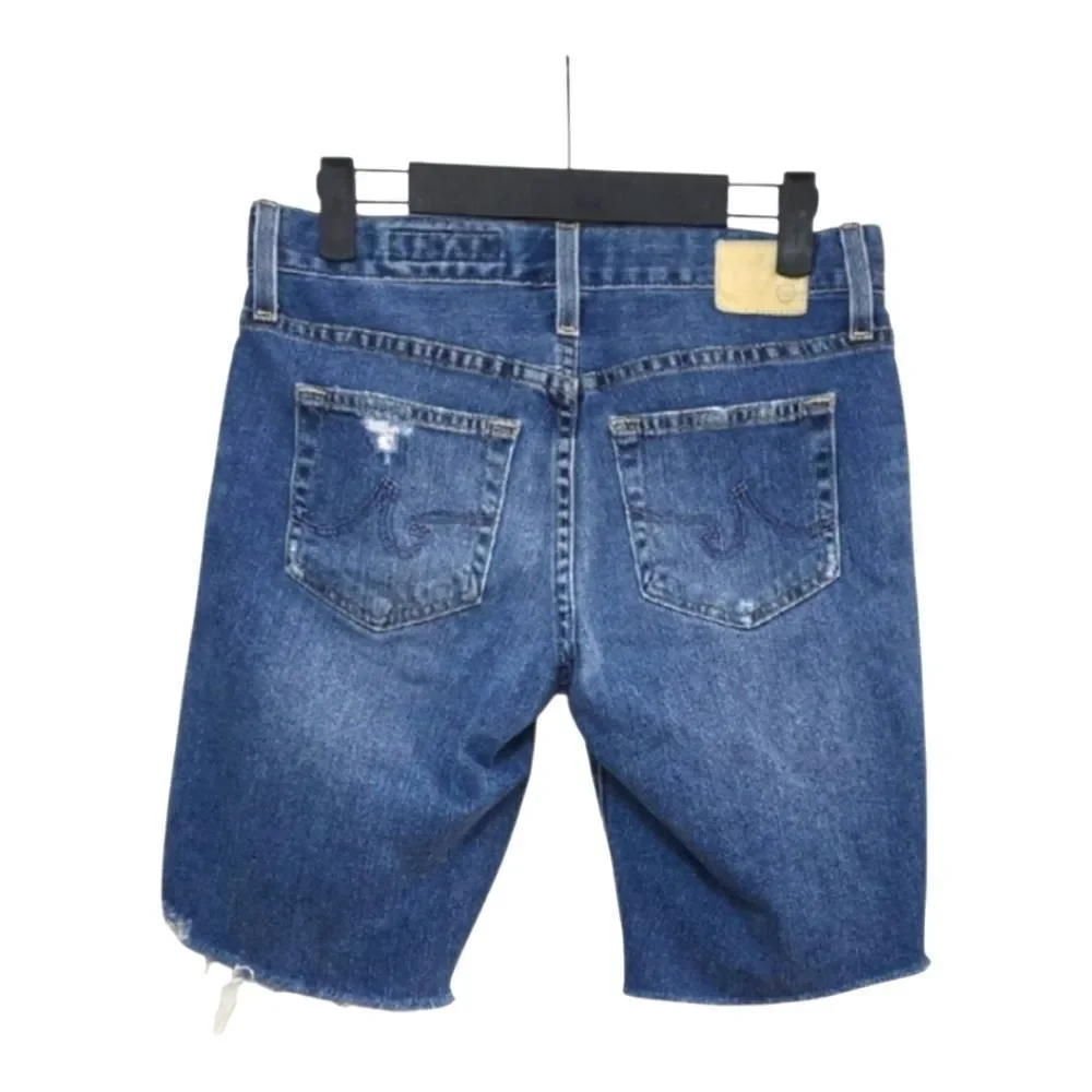 AG Adriano Goldschmied Women's Blue Denim Shorts Size 25R